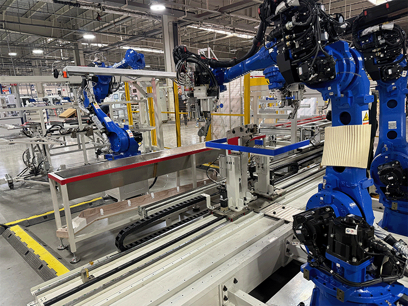 Robot Busbar Bending Automatic Work Cell